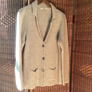 Cocogio made in Italy woman’s wool blend grampacore button cardigan sweater XL